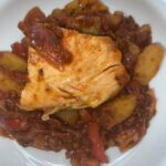 Lachs auf Gemüsebett